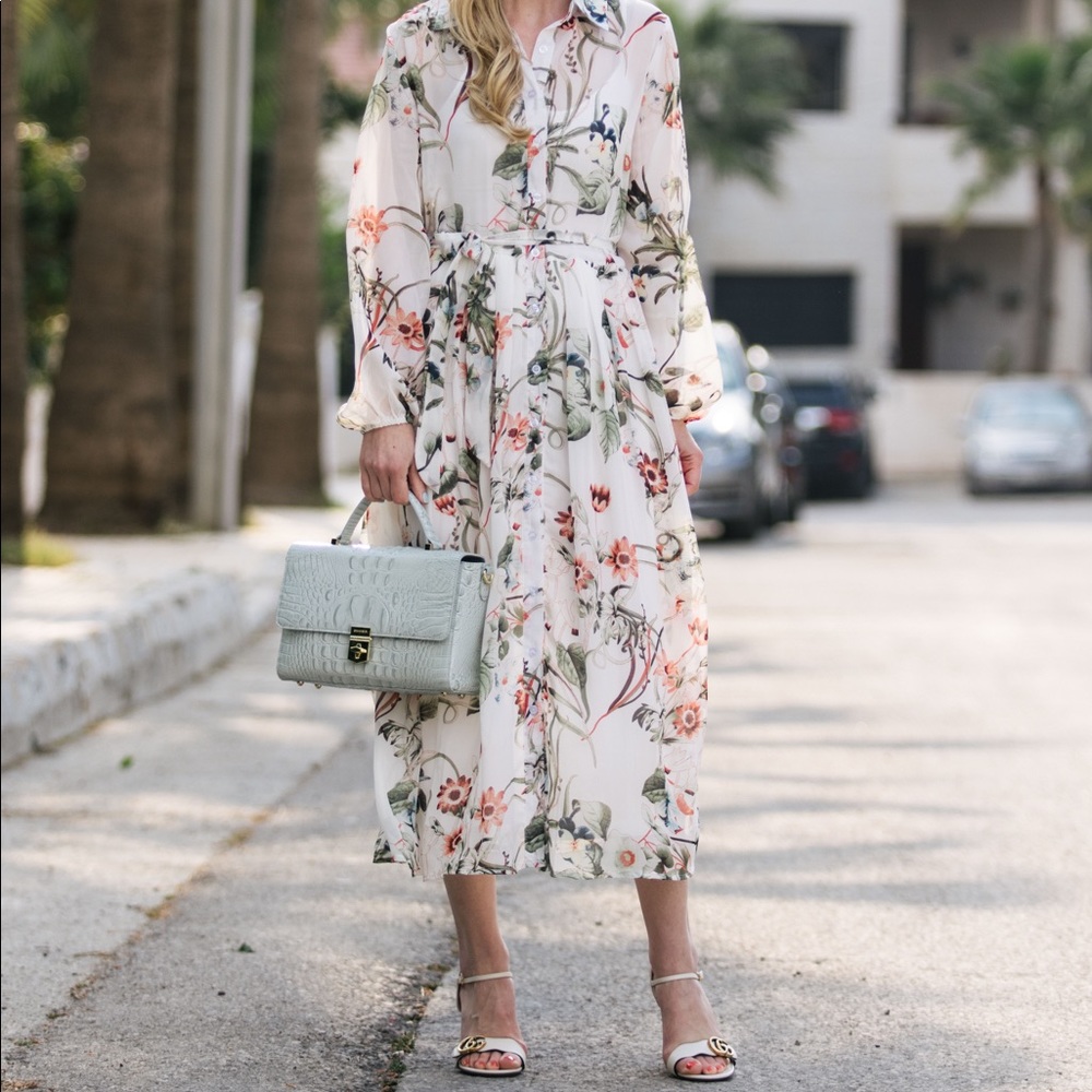 SheIn floral print midi dress - worn once